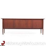 Alma Castilian Mid Century Walnut Credenza