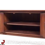 Alma Castilian Mid Century Walnut Credenza