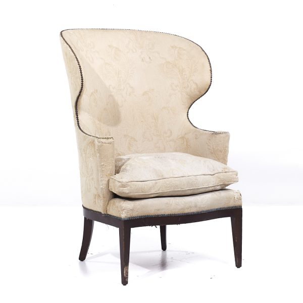 Edward Wormley for Dunbar Model 1038 Mid Century Wingback Lounge Chair