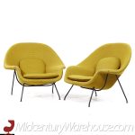 Eero Saarinen for Knoll Mid Century Womb Lounge Chairs - Pair