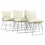 Enzo Mari for Driade Mid Century Italian Steel Dining Chairs - Set of 6