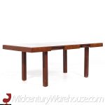 George Nelson for Herman Miller Mid Century Walnut Hidden Leaf Dining Table