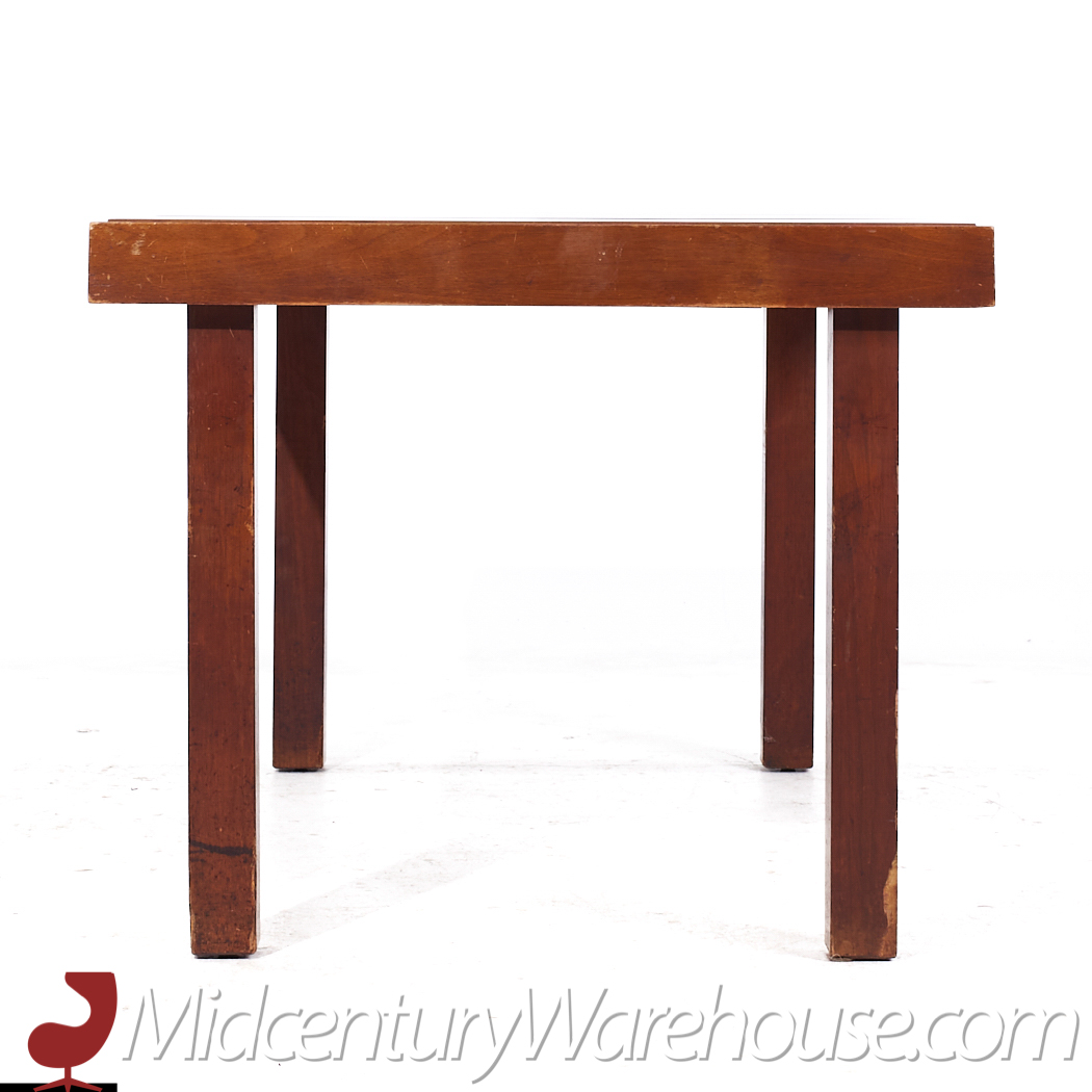 George Nelson for Herman Miller Mid Century Walnut Hidden Leaf Dining Table