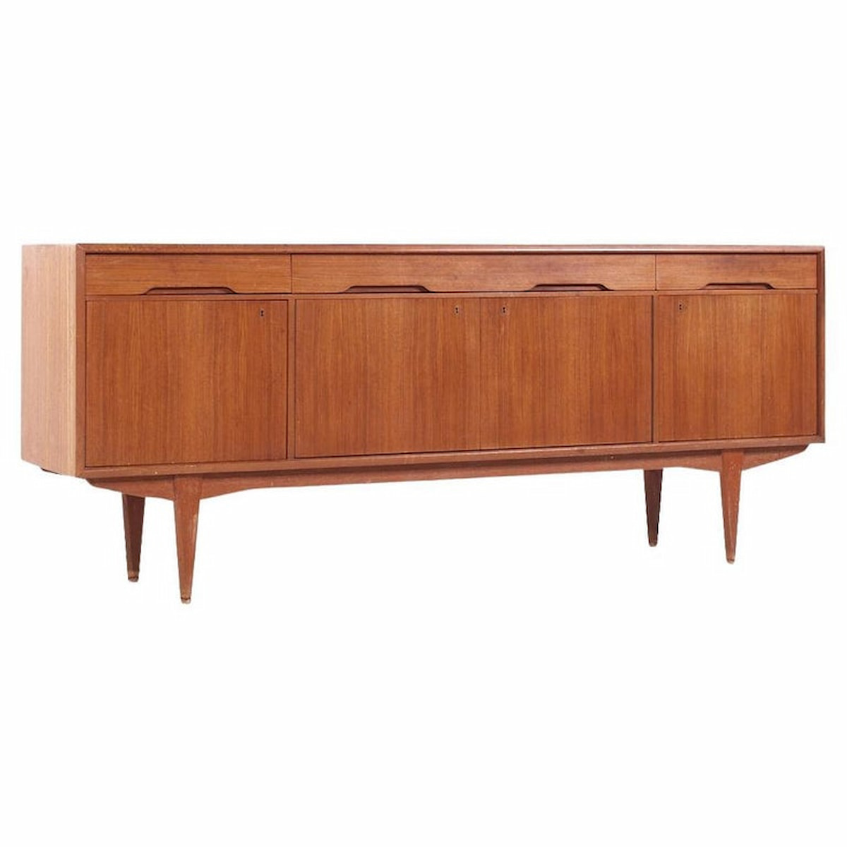 Gustav Bahus Mid Century Norwegian Teak Credenza