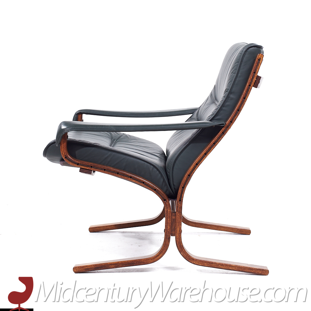 Ingmar Relling for Westnofa Siesta Mid Century Leather Lounge Chair