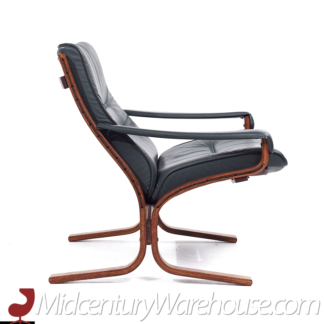 Ingmar Relling for Westnofa Siesta Mid Century Leather Lounge Chair