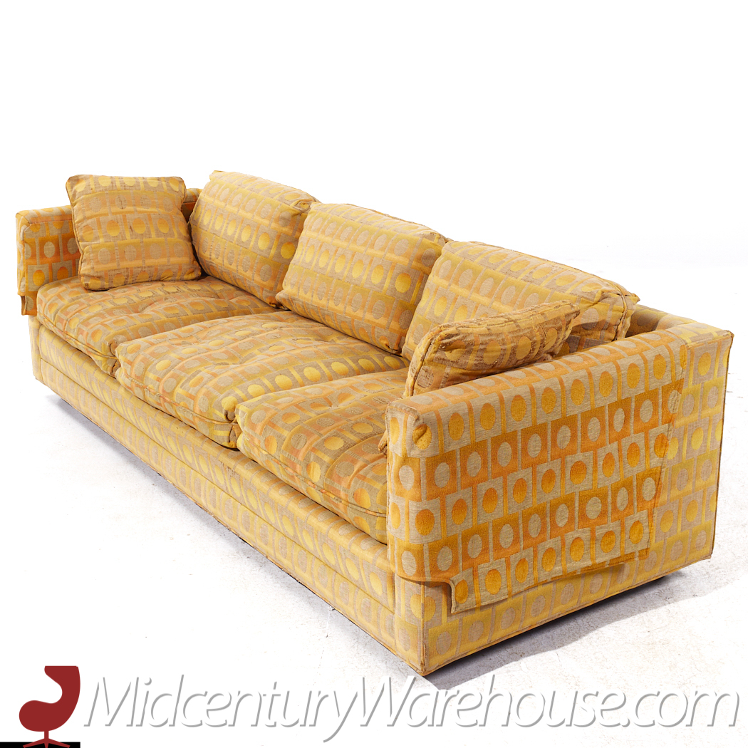 Jack Lenor Larsen Style Henredon Mid Century Sofa