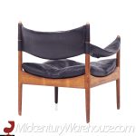 Kristian Vedel for Willadsen Møbelfabrik Modus Mid Century Danish Rosewood and Leather Lounge Chairs - Pair