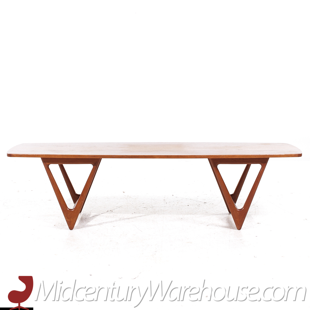 Kurt Ostervig for Jason Mobler Mid Century Danish Teak Coffee Table