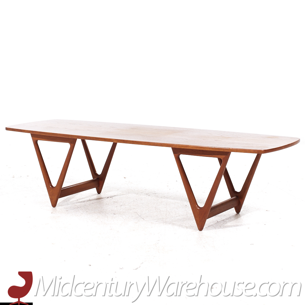 Kurt Ostervig for Jason Mobler Mid Century Danish Teak Coffee Table