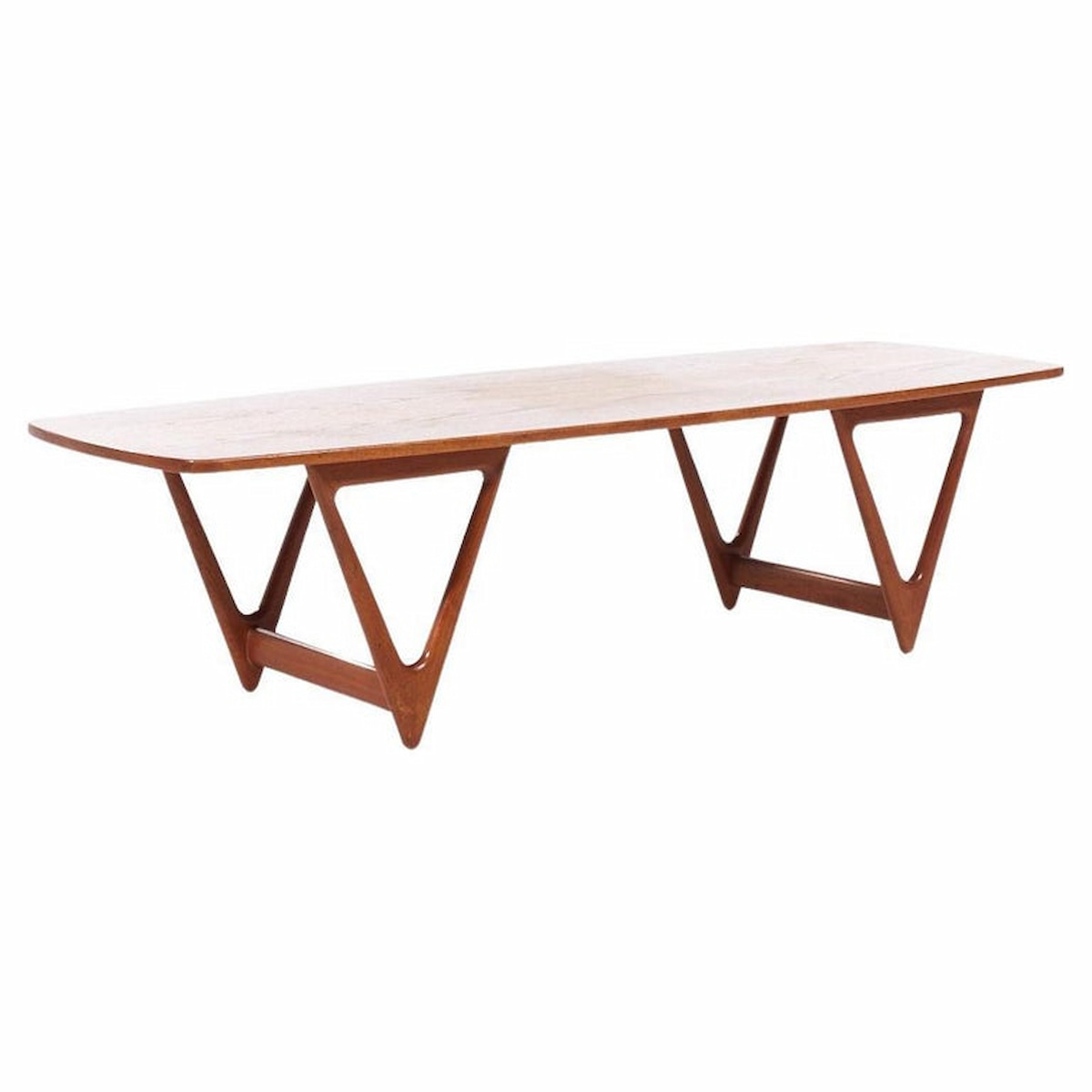 Kurt Ostervig for Jason Mobler Mid Century Danish Teak Coffee Table