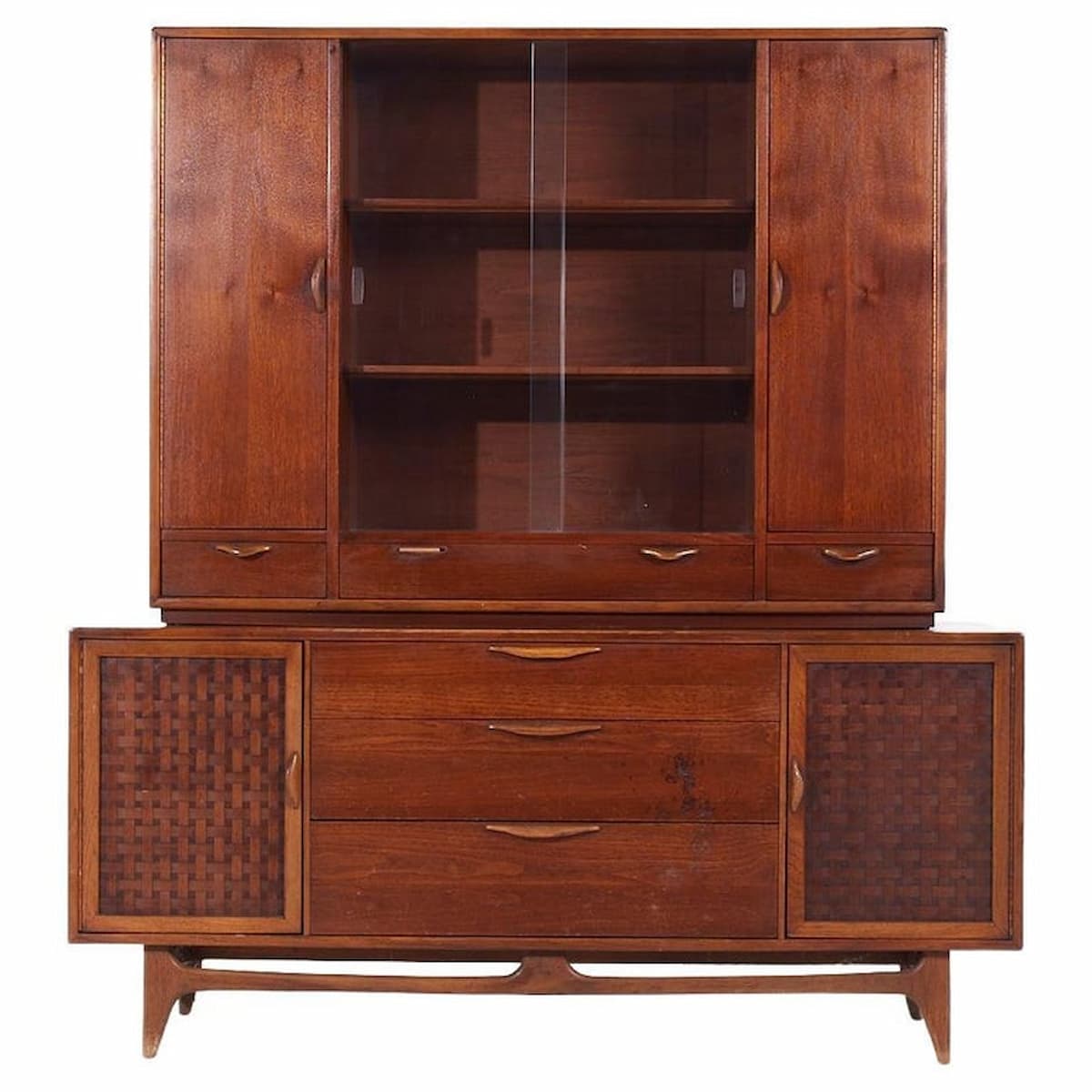 Lane Perception Mid Century Buffet and Hutch