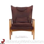 Lawrence Peabody Mid Century Wingback Lounge Chair
