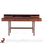 Peter Lovig Mid Century Danish Teak Flip Top Desk