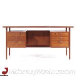 Peter Lovig Mid Century Teak Executive Desk