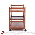 Johannes Andersen for Silkeborg Mid Century Danish Teak Bar Cart