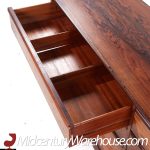 Westnofa Mid Century Danish Rosewood 8 Drawer Lowboy Dresser