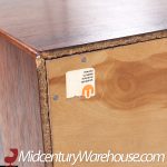 Westnofa Mid Century Danish Rosewood 8 Drawer Lowboy Dresser