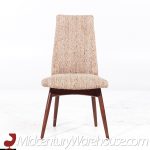 Adrian Pearsall for Craft Associates 1613-c Mid Century Walnut Dining Chairs - Set of 6