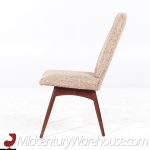 Adrian Pearsall for Craft Associates 1613-c Mid Century Walnut Dining Chairs - Set of 6