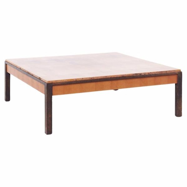 Directional Style Mid Century Maple Coffee Table