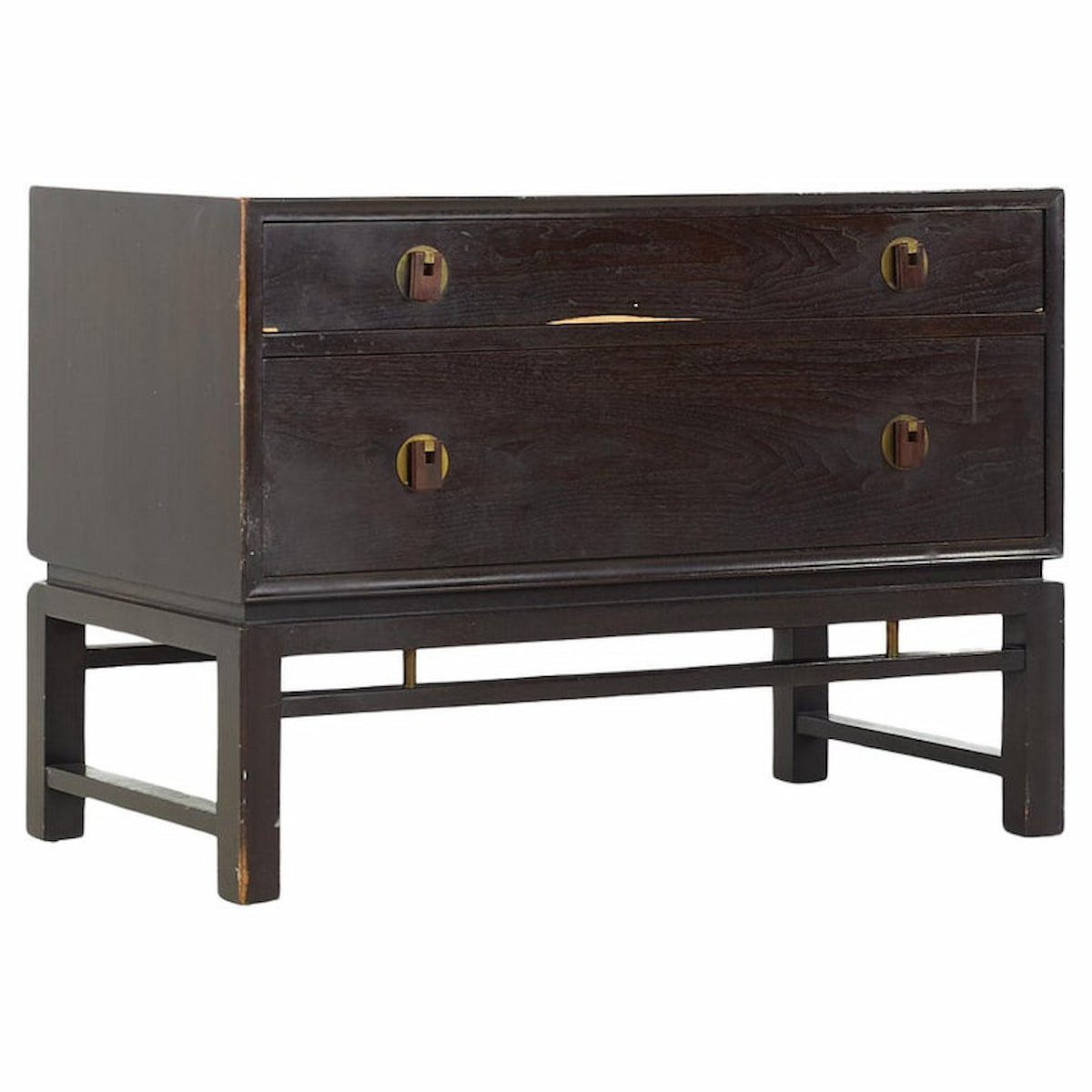 Dunbar Mid Century 2-drawer Chest Nightstand