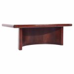 Dyrlund Mid Century Rosewood Skyline Executive Desk