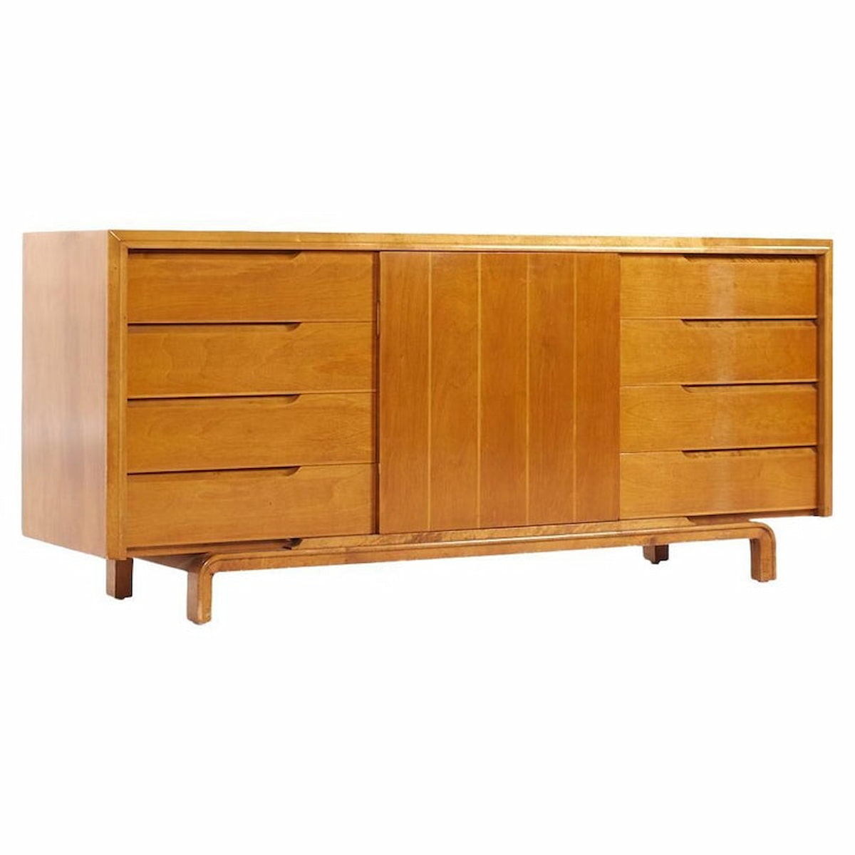 Edmond Spence Mid Century Swedish Birch Lowboy Dresser