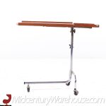 Hmn Mid Century Danish Teak Adjustable Tray Table