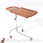 Hmn Mid Century Danish Teak Adjustable Tray Table