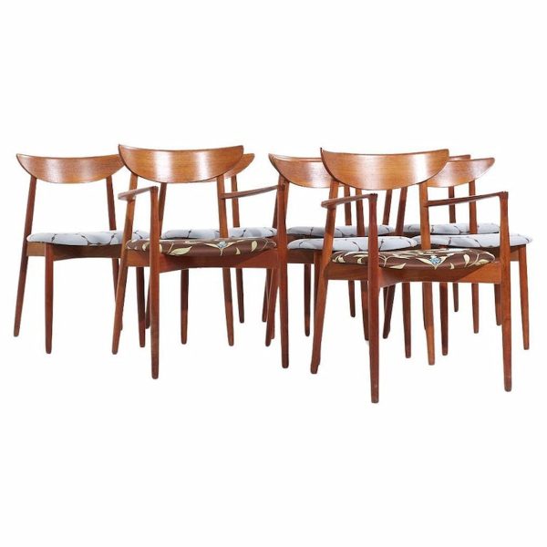 Harry Ostergaard for Moreddi Mid Century Teak Dining Chairs - Set of 8