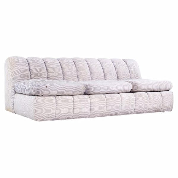 jay spectre postmodern channeled sofa