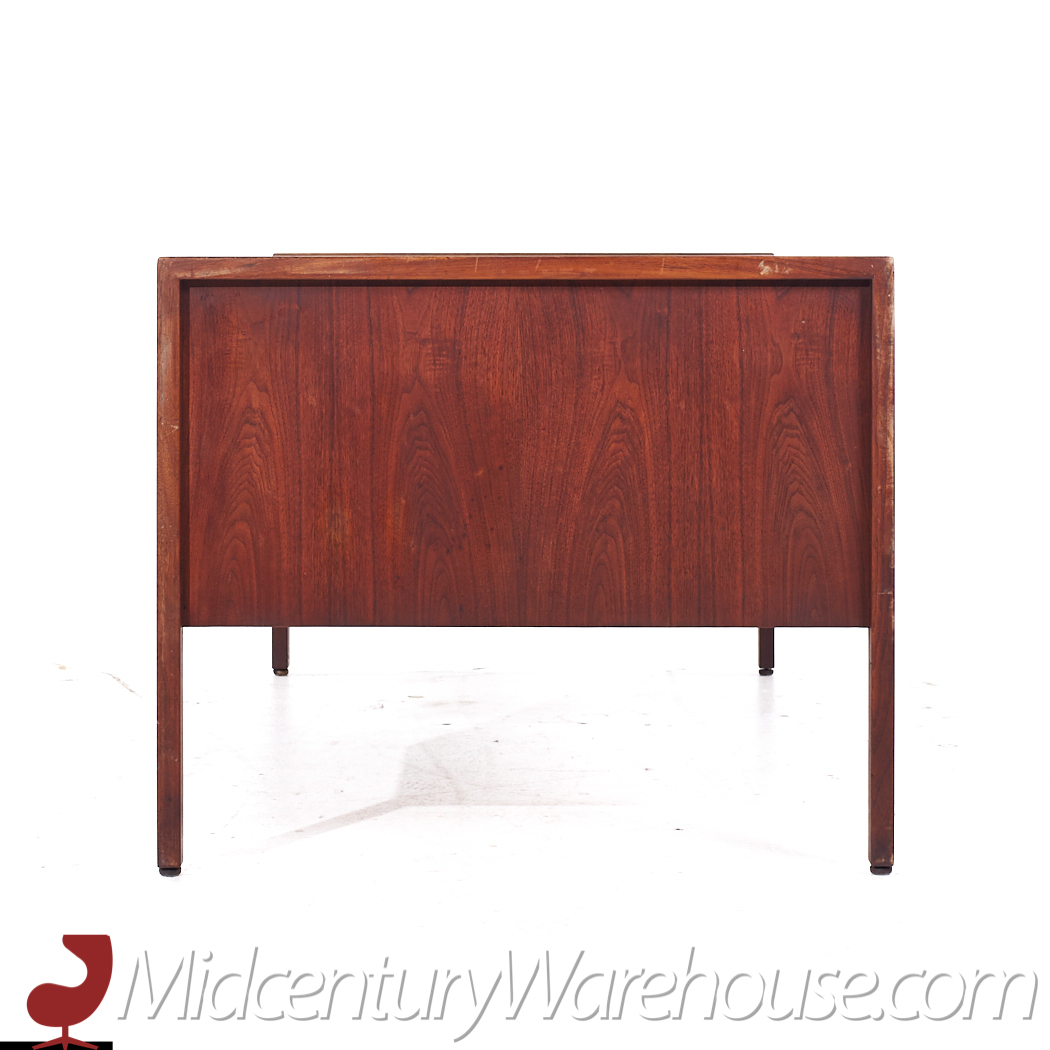 Jens Risom Mid Century Walnut Executive Desk