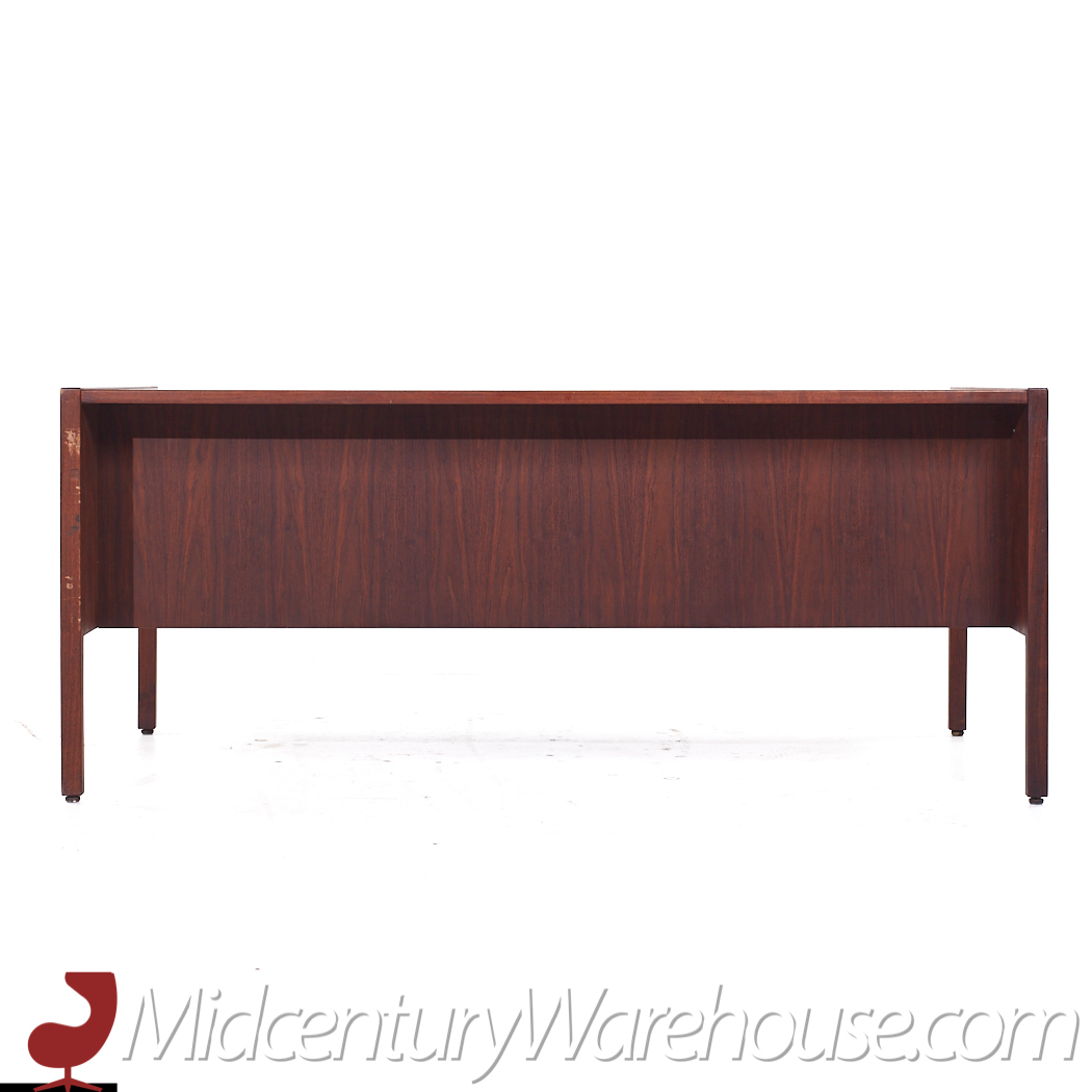 Jens Risom Mid Century Walnut Executive Desk