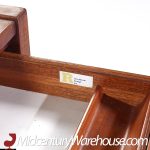 Jens Risom Mid Century Walnut Executive Desk