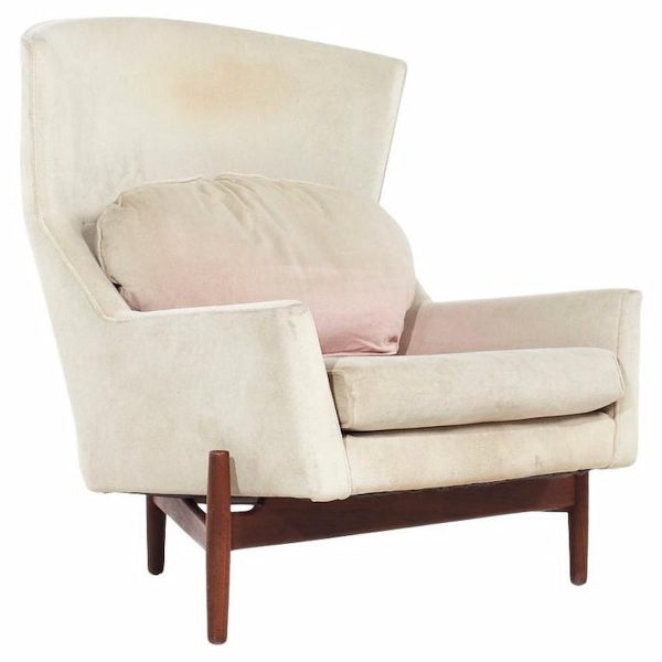 Jens Risom for Jens Risom Design Mid Century Walnut Big Chair