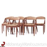 Kai Kristiansen Mid Century Danish Model 31 Teak Dining Chairs - Set of 8