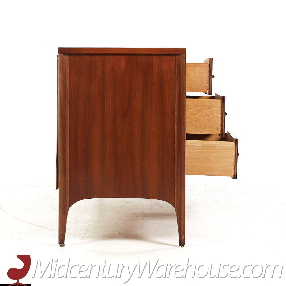 Kent Coffey Perspecta Mid Century 12-drawer Lowboy Dresser