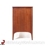 Kent Coffey Perspecta Mid Century Walnut and Rosewood 9 Drawer Dresser