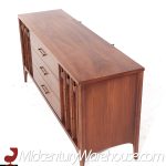 Kent Coffey Perspecta Mid Century Walnut and Rosewood 9 Drawer Dresser