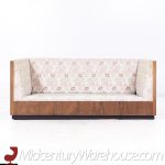 Milo Baughman Mid Century Rosewood Case Settee