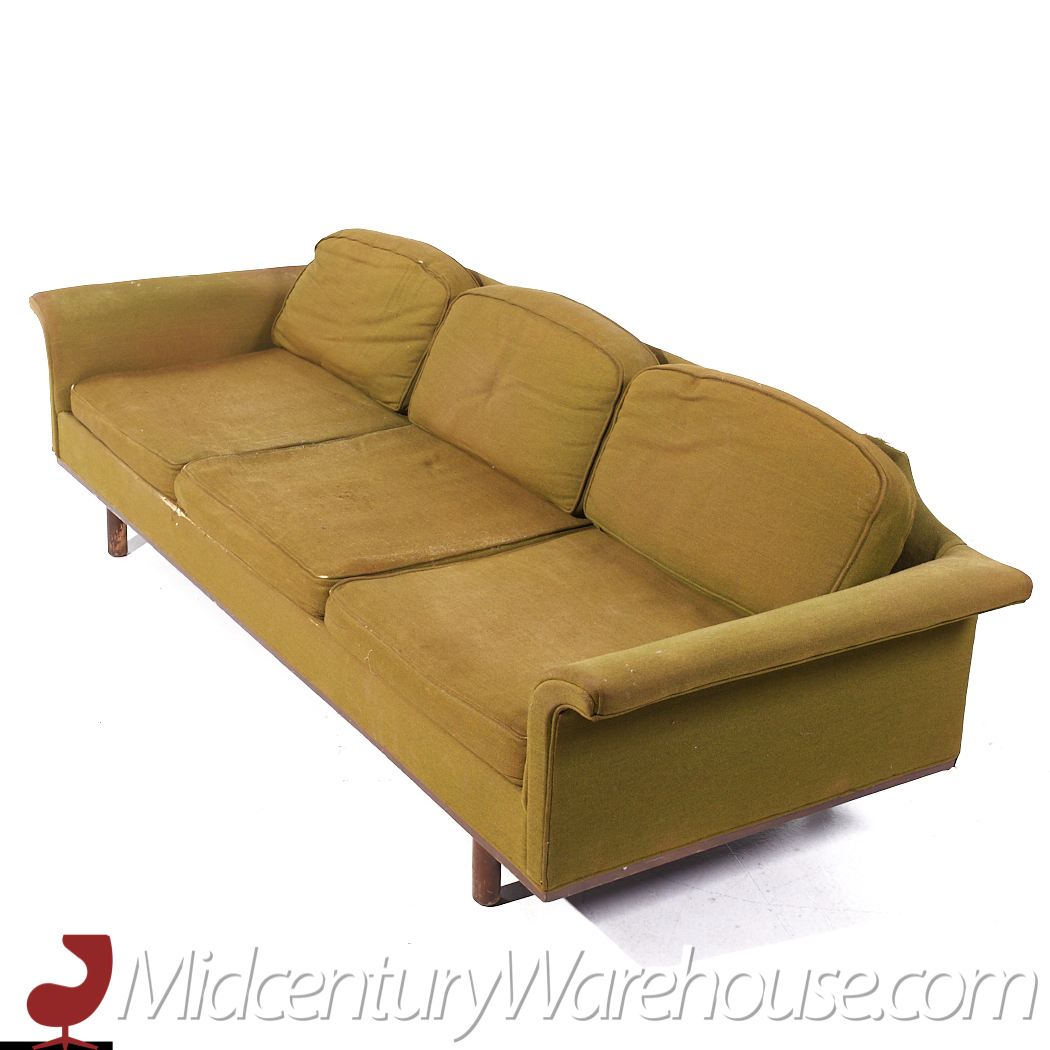 Milo Baughman Style Selig Imperial Mid Century Sofa