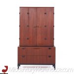 Milo Baughman for Directional Mid Century Walnut Armoire