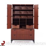 Milo Baughman for Directional Mid Century Walnut Armoire