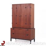 Milo Baughman for Directional Mid Century Walnut Armoire