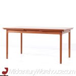 Moreddi Style Mid Century Danish Teak Hidden Leaf Expanding Dining Table