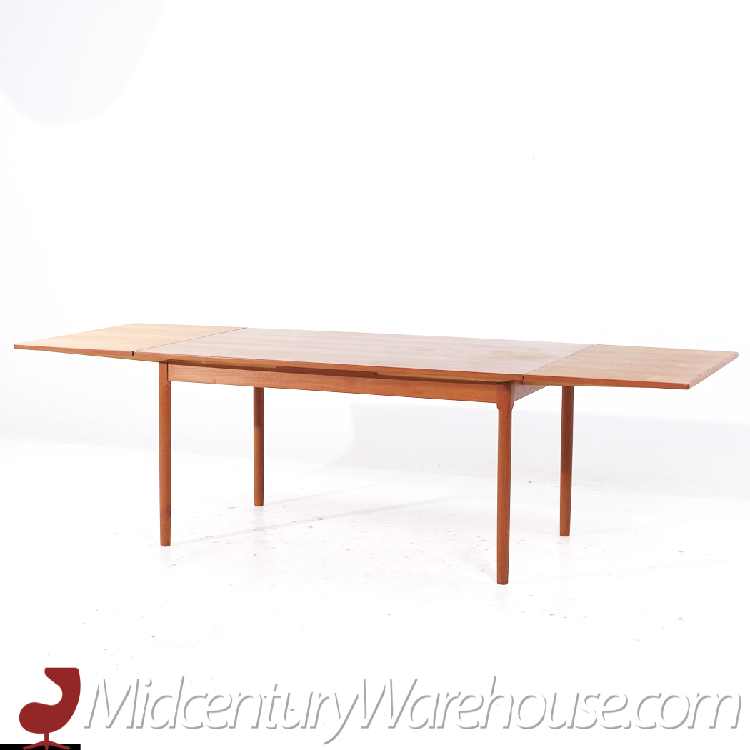 Moreddi Style Mid Century Danish Teak Hidden Leaf Expanding Dining Table