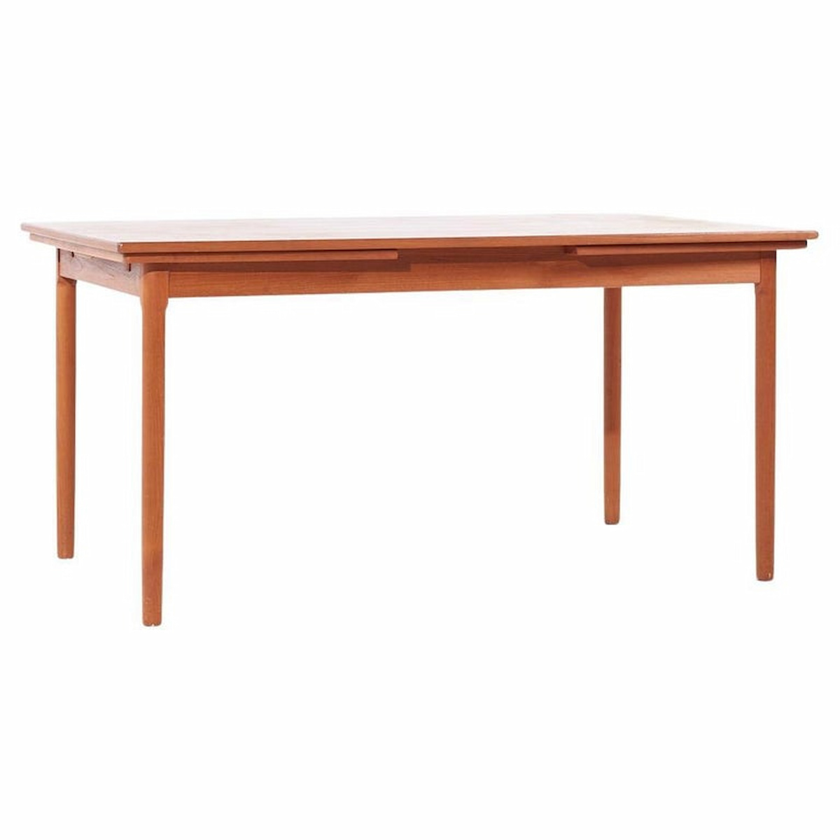 Moreddi Style Mid Century Danish Teak Hidden Leaf Expanding Dining Table