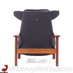 Sven Ivar Dysthe for Dokka Möbler Mid Century Norwegian Teak Reclining Lounge Chair and Ottoman