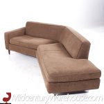 Thayer Coggin Mid Century Angle Bumper Sofa